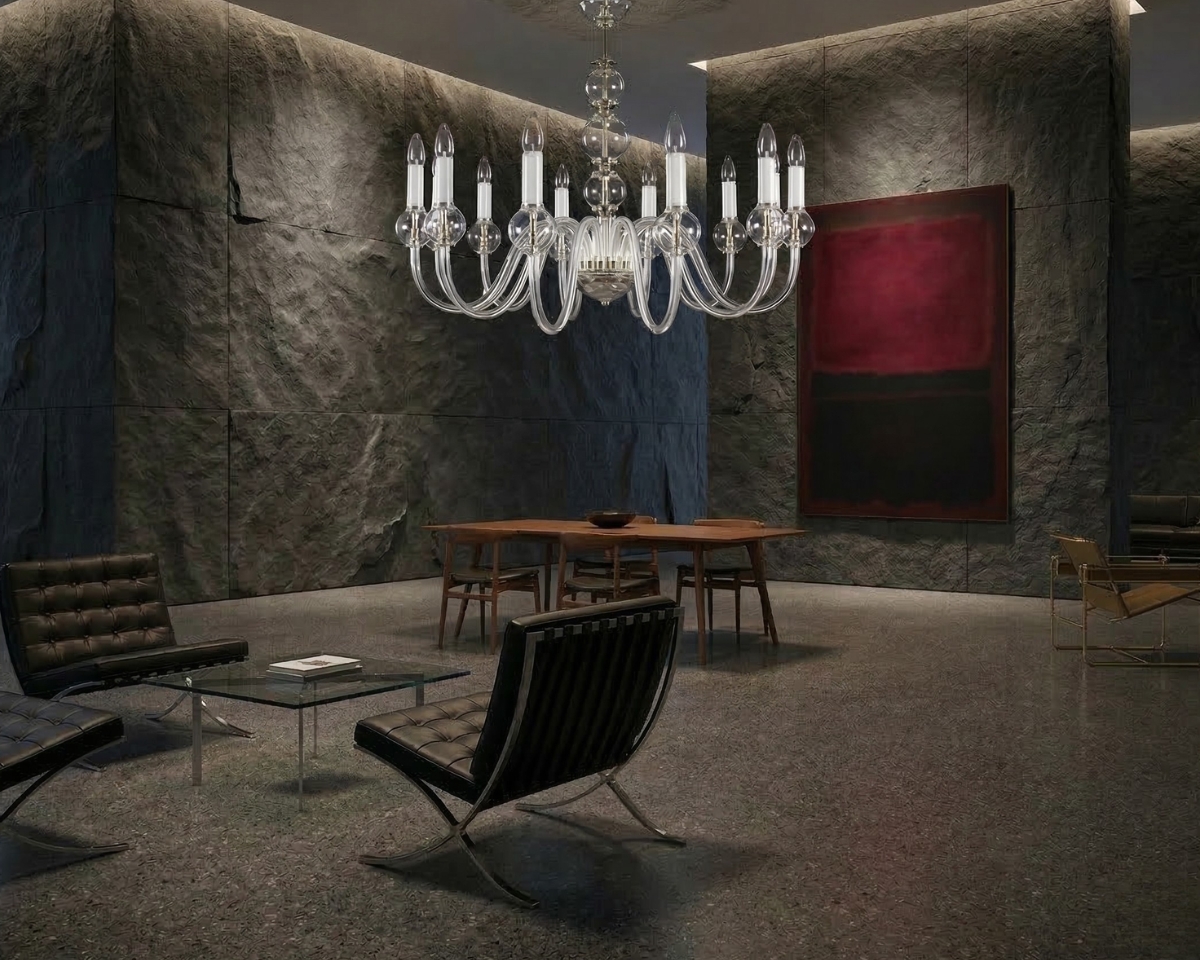 Gran lámpara de cristal EL4301200 