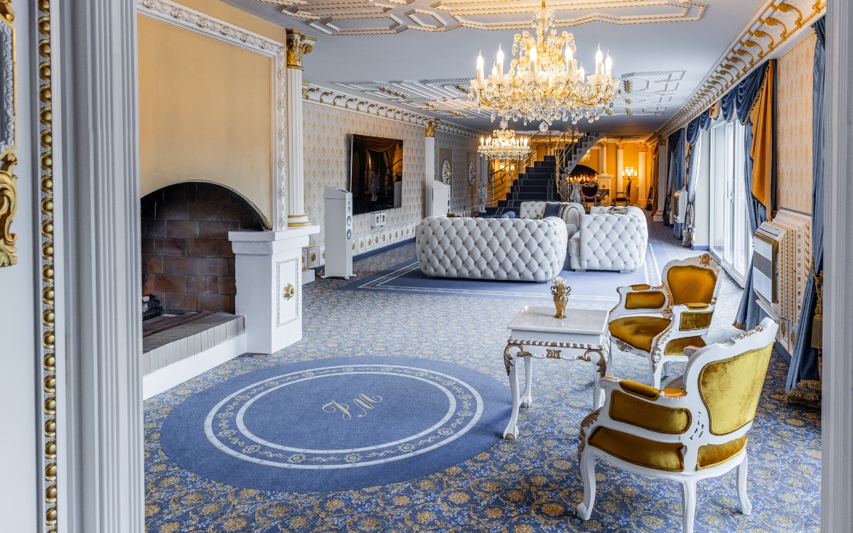 Lámpara de araña Marie Terezie BXL10926Z213