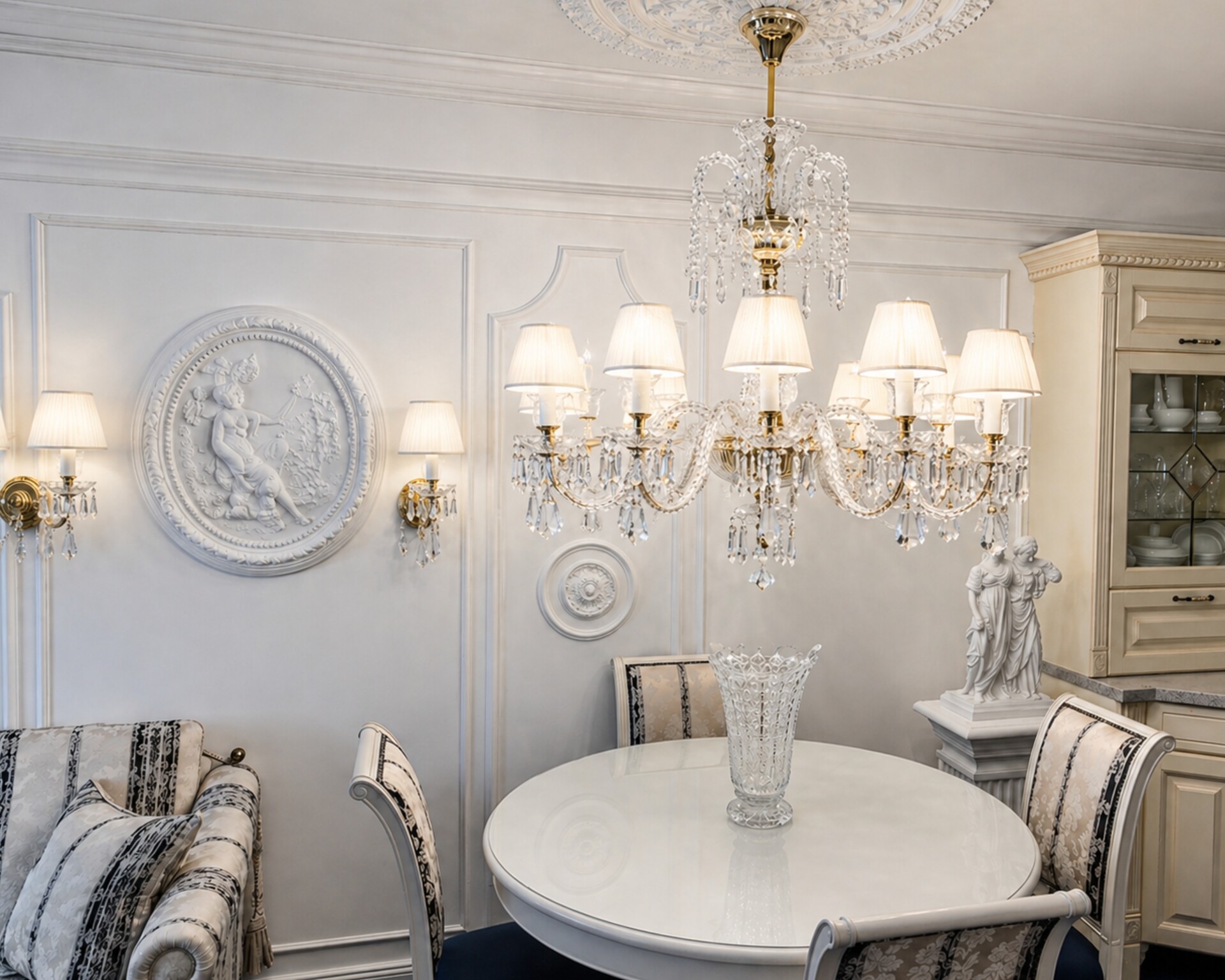 Baccarat con doce bombillas