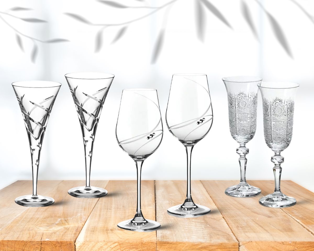 Copas de vino de cristal: refinamiento atemporal