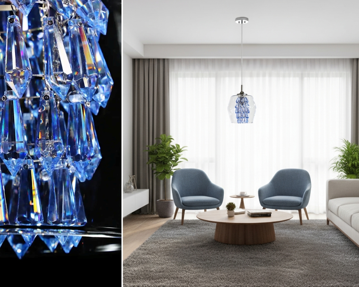 Lámpara colgante moderna L-FOR-01Ni 6006