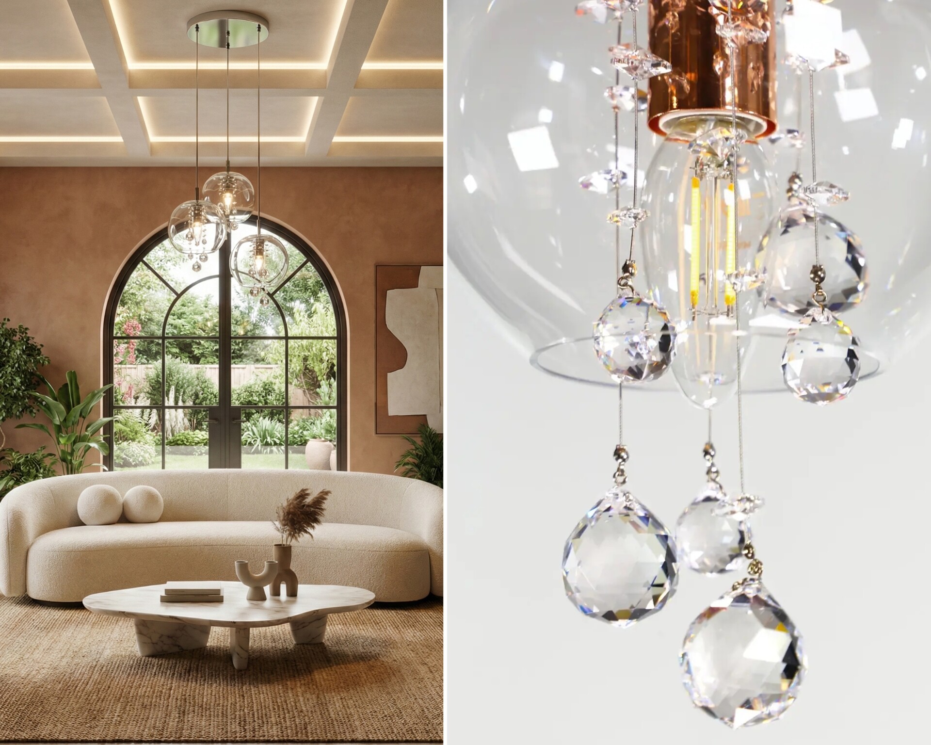 Lámpara colgante de diseño L-TAL-03Ni*