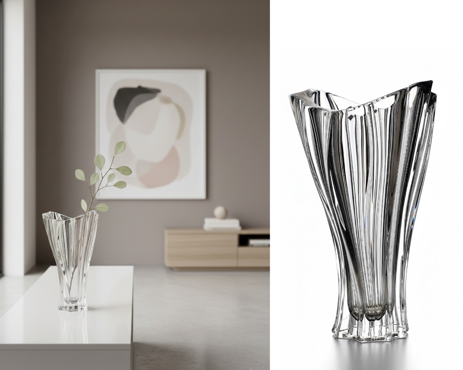 Jarrón de cristal BF8KG97320SM