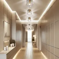 Lámparas de cristal para el pasillos | ARTCRYSTAL.ES
