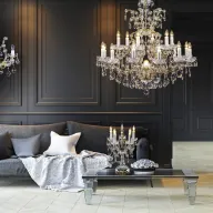Lámparas de cristal para el salón | ARTCRYSTAL.ES