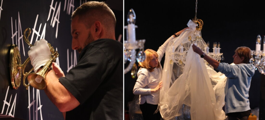 Instalación de lámparas de cristal Praga – ArtCrystal Tomeš