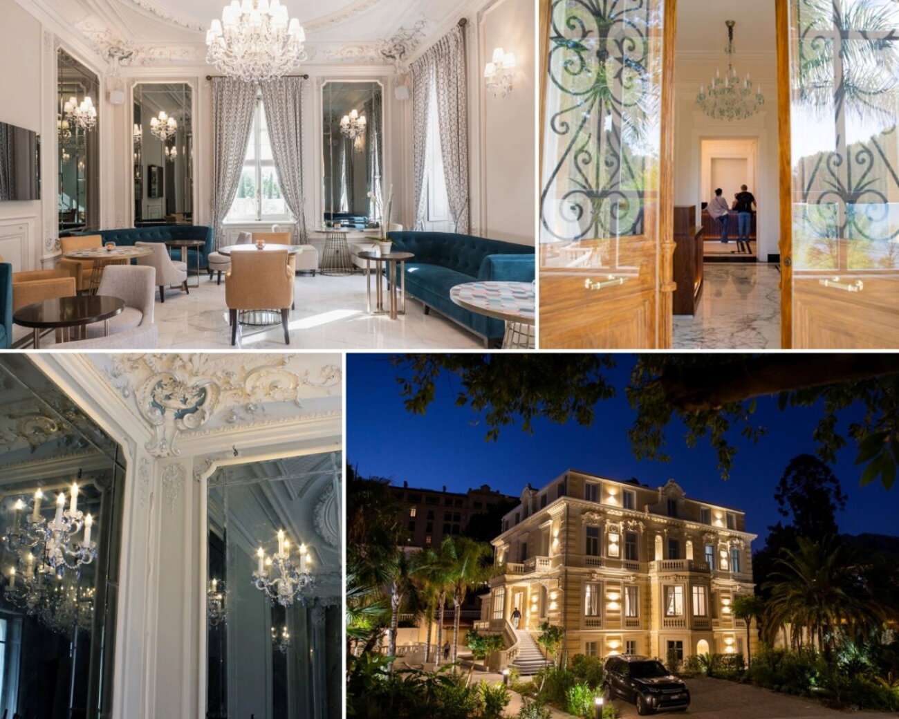 Hotel de cinco estrellas Villa Genesis en Mentón con elegante arquitectura