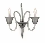 Aplique de cristal La Scala N2 Black Diamond Ni