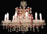 Lámpara de cristal estilo María Teresa BXL10927Z211Red