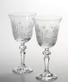 Copas de vino talladas 2 tr. 12116-170ml