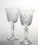 Copas de vino talladas 2 tr. 12116-170ml
