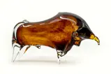 Estatuilla de cristal - toro JA/BYV/HN