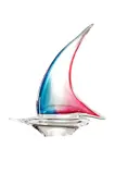 Figura de cristal - barco de vela JA/LOV/MORU