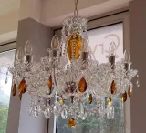 Lámpara de araña de cristal EL10912202-2Ni