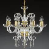 Lámpara de araña de cristal lisa  AL059