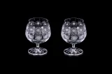 Juego de vasos de ron cortados 2 uds 12010-250ml