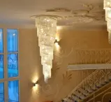 Lámpara de cristal de espiral LWP226-227Ni