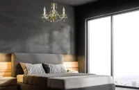 Lámpara de araña de cristal para el dormitorio AL228