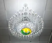 Lámpara de araña de cristal grande TXC001Ni