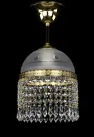 Araña de latón con adornos L331CLN