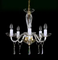 Lámpara de araña de cristal lisa L147CE