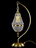 Lámpara de mesa de cristal S229CLN