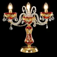 Lámpara de mesa de cristal AS105