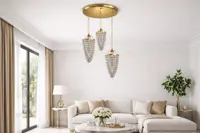 Lámpara de cristal colgante L473CLN
