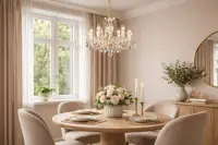 Lámpara de araña de cristal AL180K