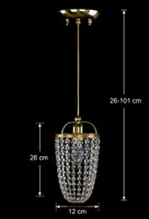 Lámpara de cristal colgante L470CLN