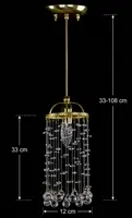 Lámpara de cristal colgante L484CLN
