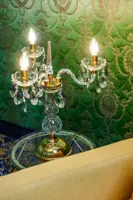 Lámpara de mesa de cristal AS003K