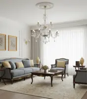 Lámpara de araña de cristal ATCH8+4K