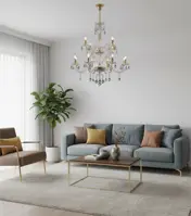 Lámpara de araña de cristal ATCH8+4K