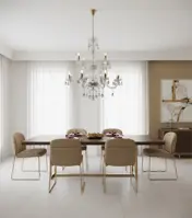 Lámpara de araña de cristal ATCH8+4K