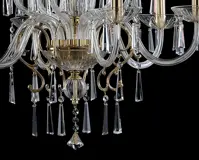 Lámpara de cristal AL152 - plateada 