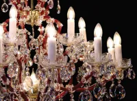 Lámparas de cristal estilo María Teresa BXL10920Z219Red - detalle
