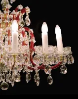 Lámparas de cristal estilo María Teresa BXL10927Z211Red - detalle