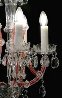 Lámparas de cristal estilo María Teresa BXL10932R205red - detalle