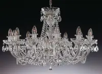 Lámpara de cristal EL6221219 - plateada