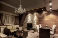 Lámpara de cristal tallada  para el salón EL661819