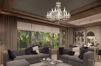Lámpara tallada para el salón EL6841202