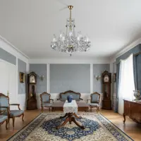 Lámpara de araña de cristal tallada L018CLN Lámpara de araña de cristal tallada L018CLN