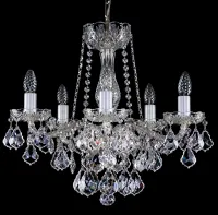Lámpara de cristal L16045CE - plateada