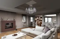 Lámpara tallada para el salón L16047CE 