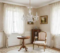 Lámpara de araña de cristal tallada L16050CLN