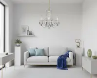 Lámpara de araña de cristal tallada L16050CLN