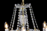 Lámpara de cristal tallada L16056CLN - detalle