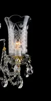 Lámpara de araña de cristal tallada LLCH03 - detalle
