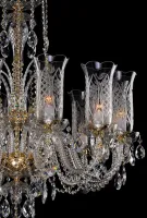 Lámpara de araña de lujo LLCH12Cristal DT - detalle